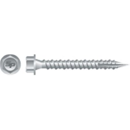 STRONG-POINT Self-Drilling Screw, #10-14 x 2-1/2 in, Shield Coated Hex Head Hex Drive PG1040